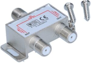 SAT RAZDELNIK/ SPLITER 5-2450MHZ MINI F-KONEKCIJA 2XDC PROLAZ