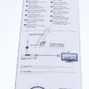 ANT02DTA031 DVB-T-STUB ANTENA: AKTIVNA/ UNUTRAŠNJA,  CRNA