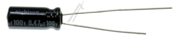 0,47UF-100V ELKO RADIAL 105° 5X11MM