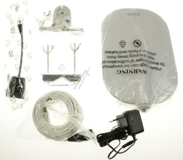 DTA4000011 AUSSENANTENNE AKTIV DVB-T2 UHF 470 - 790 MHZ MIT MASTBEFESTIGUNG