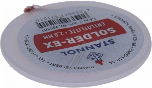 2,0MM-1,6M 907101 2,0MM-1,6M ŽICA ZA ODLEMLJAVANJE , STANNOL,  U SKLADU SA ROHS STANDARDOM