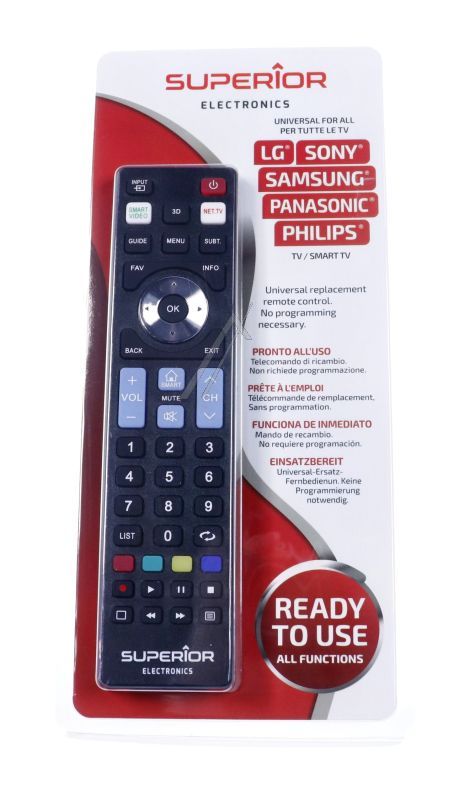 READY 5 SMART SUPTRB019 DALJINSKI UPRAVLJAČ ZA 5 PROIZVOĐAČA - PREPROGRAMIRAN