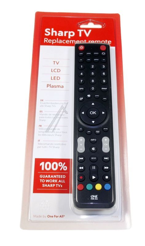 URC1921 ERSATZFERNBEDIENUNG FÜR SHARP TVS