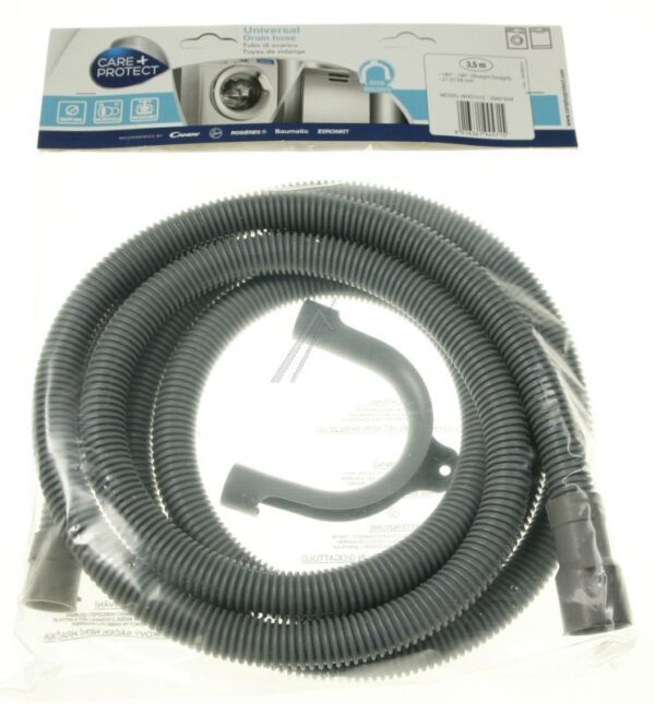 WHD1012 35601848 ABLAUFSCHLAUCH 3,5M GERADE/ GERADE,  21-21/ 28MM MIT BOGEN