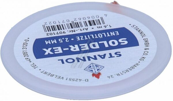 2,5MM-1,6M 907102 2,5MM-1,6M ŽICA ZA OTKLANJANJE TINOLA STANNOL,  U SKLADU SA ROHS STANDARDOM
