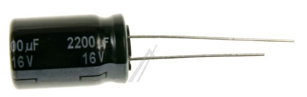 2200UF-16V EEUFR1C222 ELKO RADIAL PAN 105° 12,5X20MM