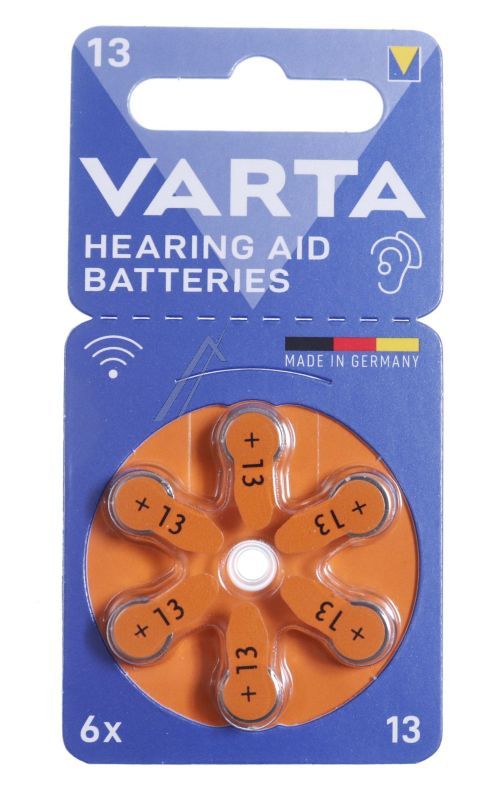 13 24606 101 416 1,45V BATERIJE ZA SLUŠNI APARAT 13 BLISTER 6