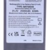 25,2V-2500MAH BAT58008 BATERIJA ZAMENSKA ZA DYSON V10