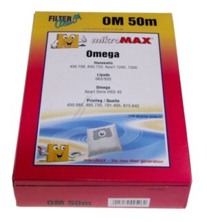 OM50M FL0019-K MICROMAX STAUBSAUGERBEUTEL INHALT 4 1 1