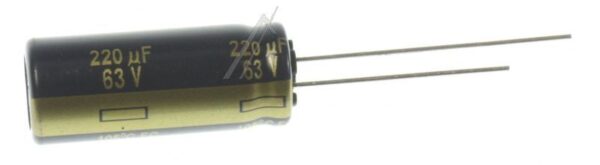 220UF-63V EEUFC1J221 ELKO RADIAL PAN 105° 10X25MM -ROHS-