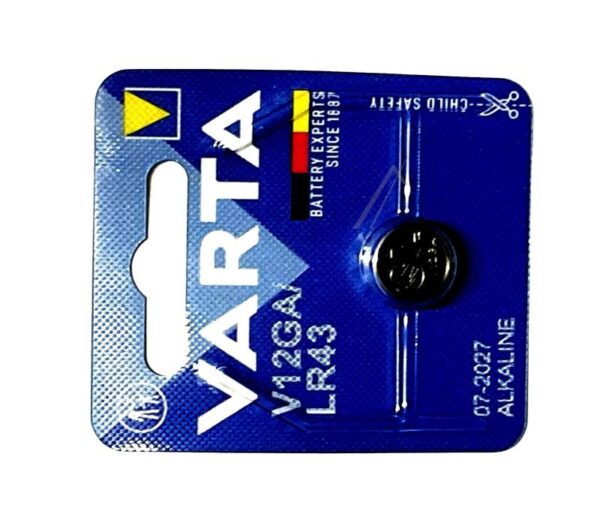 V12GA LR43 1,5V 80MAH VARTA ALKALINE KNOPFZELLE 11,6X4,2MM ELECTRONICS