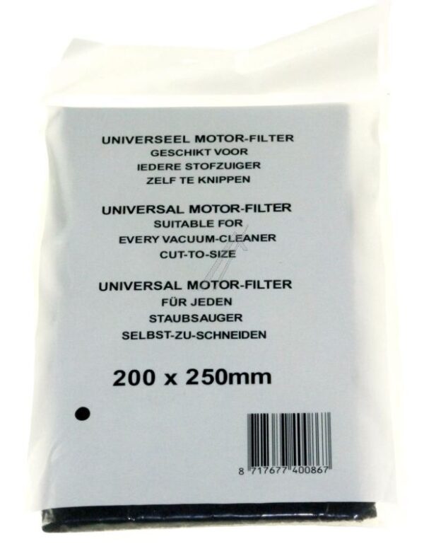 UNIVERALNI FILTER MOTORA USISIVAČA 200 X 250