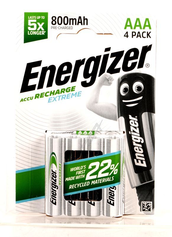 LR03 E300624408 NIMH AKKUMULATOR EXTREME,  MIKRO (AAA) 800MAH,  VORGELADEN CHP 4 STÜCK