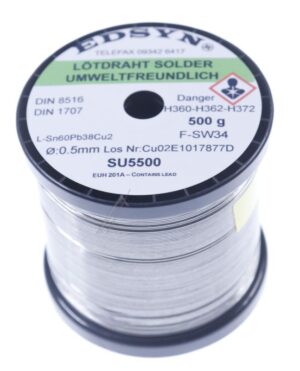 SN60PB38CU2 SU 5500 LÖTDRAHT Ø0,5MM 500G