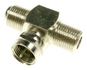 F 95 F-T-STÜCK,  1X F-STECKER-2X F-KUPPLUNG
