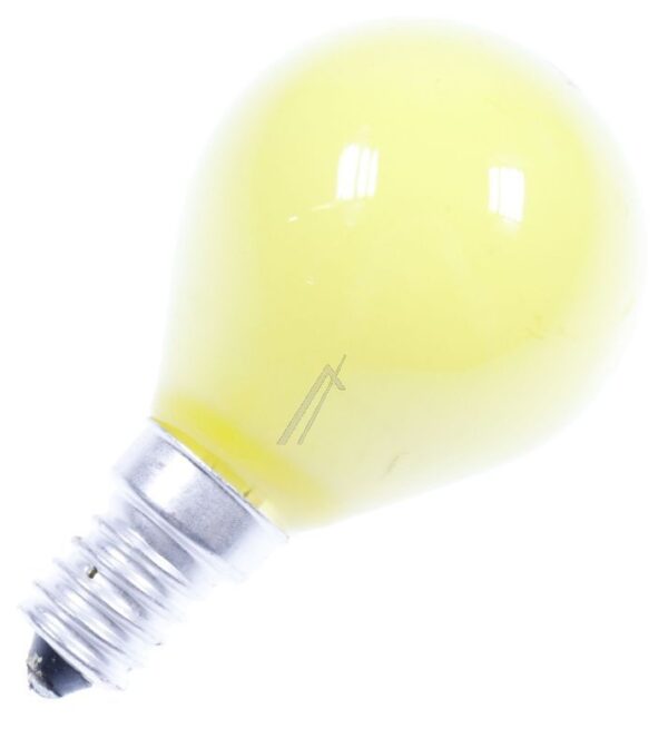 230V-25W E14 TROPFENLAMPE GELB 45X75MM