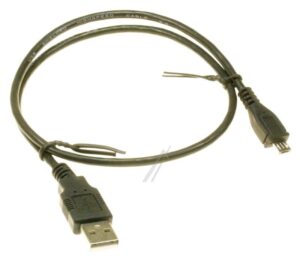 USB2.0-KABEL TYP-A STECKER/ TYP-B MICRO STECKER 0,5M,  SCHWARZ