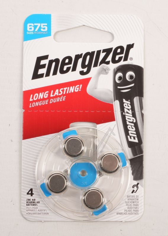 675 E001082207 HÖRGERÄTEBATTERIE ZINC-AIR ENR EZ TURN & LOCK (675) 4 STÜCK
