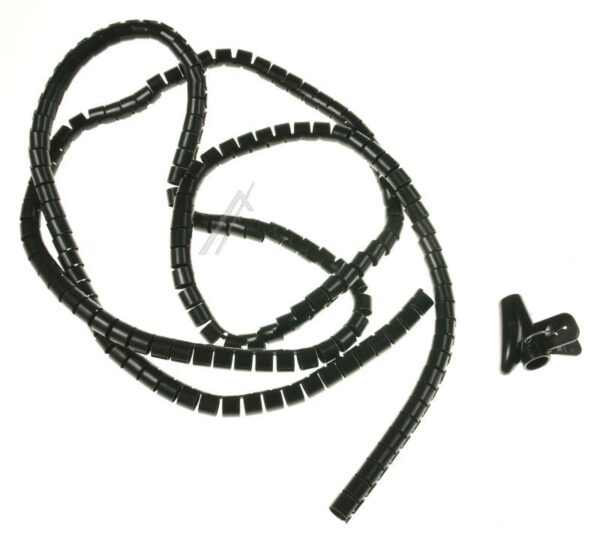 18835 SPIRALSCHLAUCH MIT EINZIEHWERKZEUG 2,5M X 15MM SCHWARZ