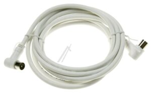 ANTENNENKABEL 2,5M CLASS A WINKEL/ WINKEL WEISS