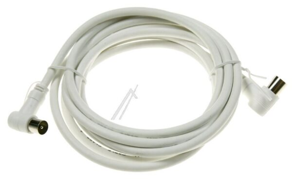 ANTENNENKABEL 2,5M CLASS A WINKEL/ WINKEL WEISS