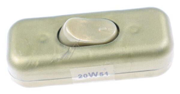199604 SCHNURSCHALTER GOLDFARBIG 2A 1-POLIG