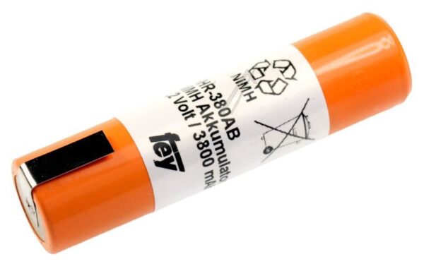 HHR-380AB02-1Z 1,2V-3800MAH NIMH AKKU MIT Z-LÖTFAHNEN