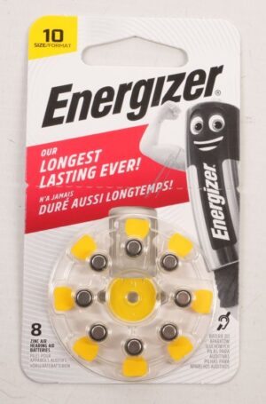 10 E301431703 HÖRGERÄTEBATTERIE ZINC-AIR ENR EZ TURN & LOCK (10) 8 STÜCK