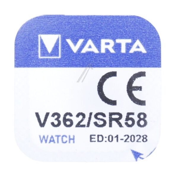 SR58 V362 1,55V 21MAH SILBEROXID LOSE KNOPFZELLE VARTA 7,9X2,1MM