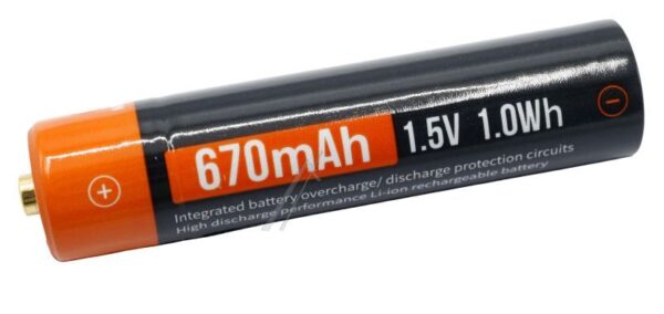 1,5V-600MAH AAA LI-IONEN AKKU MIT MICRO-USB LADEFUNKTION