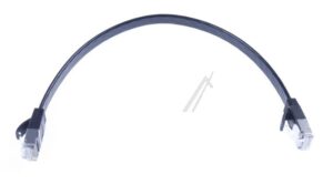 PATCHKABEL CAT7, RJ45, U/ FTP,  SCHWARZ,  0,25M,  SLIM