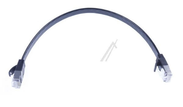 PATCHKABEL CAT7, RJ45, U/ FTP,  SCHWARZ,  0,25M,  SLIM