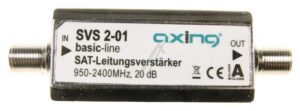 SVS 2-01 SVS00201 SAT-INLINE-VERSTÄRKER 20DB OHNE ENTZERRUNG
