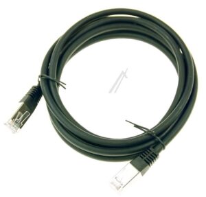PATCHKABEL CAT6 RJ45 S/ FTP (PIMF) SCHWARZ 2M LSOH