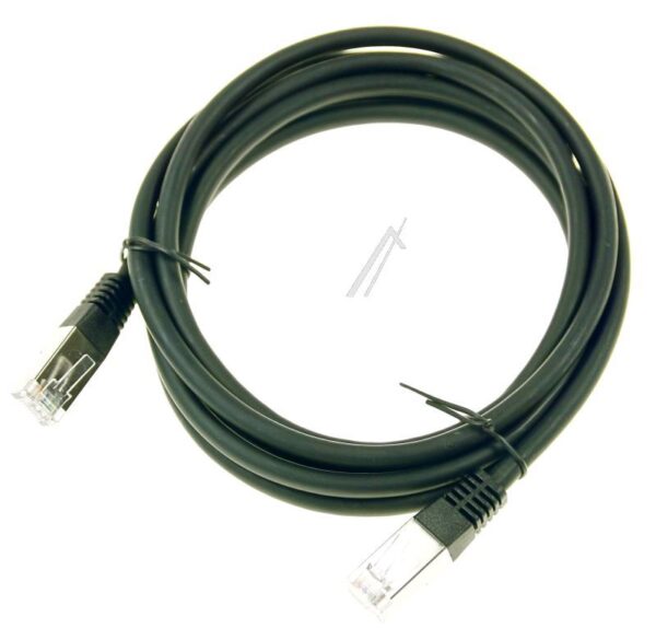 PATCHKABEL CAT6 RJ45 S/ FTP (PIMF) SCHWARZ 2M LSOH