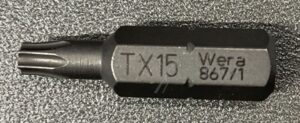 867/ 1 Z TORX® 05066486001 867/ 1 Z TX15 BIT