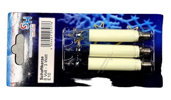 E10 8V-3W OBLIK SVEE OKLOPLJENA PROZIRNA 3KOM-BLISTER