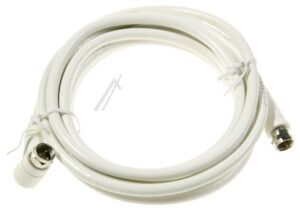 F-ANSCHLUSSKABEL 2,5M CLASS A GERADE/ WINKEL WEISS