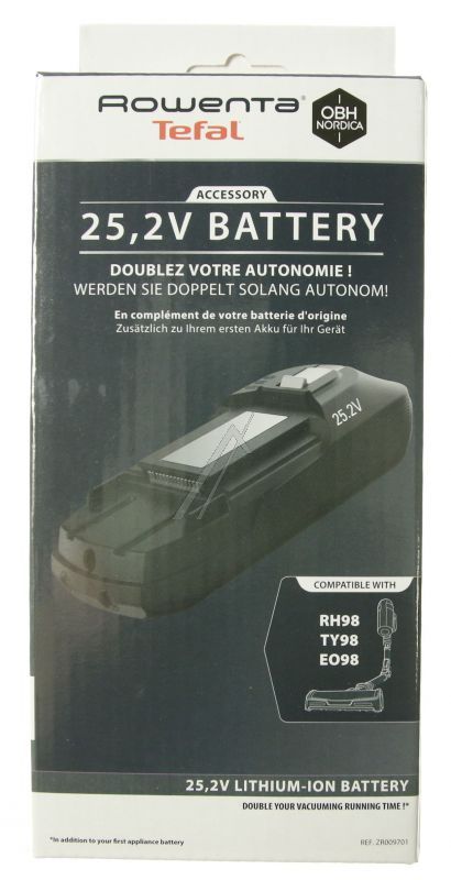 ZR009701 BATERIJA ZA USISIVAČ XFORCE 25V