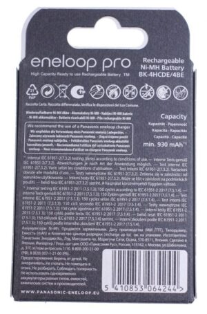 LR03 BK-4HCDE/ 4BE ENELOOP PRO,  READY TO USE AKKU,  AAA 930MAH,  4ER BLISTER