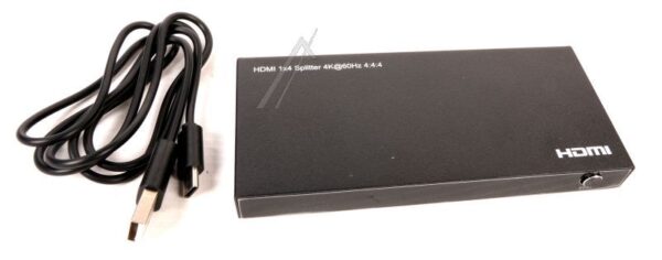 HDMI-SPLITTER 1X4, 4K@60HZ,  HDCP 2.3, EDID-STEUERUNG (KOPIEREN,  AUTO,  DOWNSCALER)
