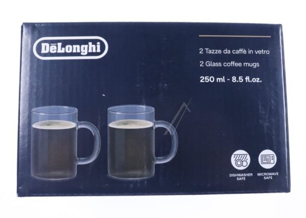 DLSC320 AS00001755 VISOKE ČAŠE ZA KAFU 250 ML,  SET OD 2 KOM