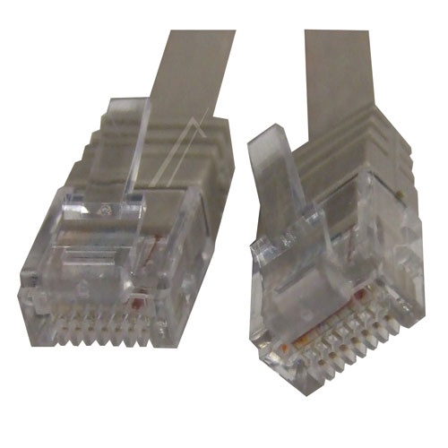 PATCHKABEL CAT6, RJ45, U/ UTP,  GRAU,  10M,  SLIM