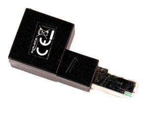 87862 RJ45 STECKER ZU RJ45 BUCHSE ADAPTER CAT.6A 90° NACH UNTEN GEWINKELT