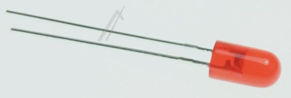 LED-5MM ROT DIFFUS,  1,85V 60° 260MCD -ROHS-