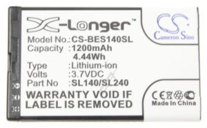 3,7V-1200MAH LI-ION HANDY AKKU FÜR BEA-FON
