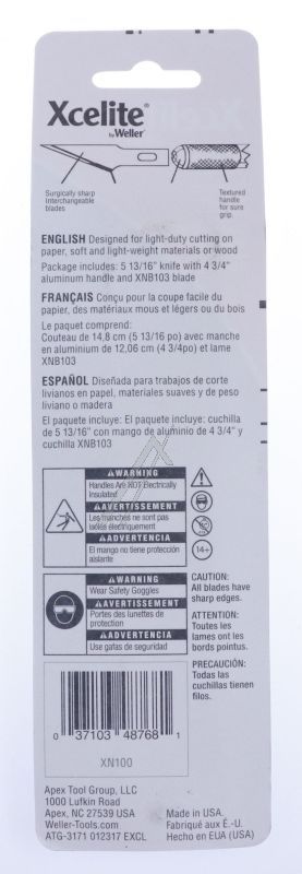 XN100 SKALPEL / NOŽ/  148MM