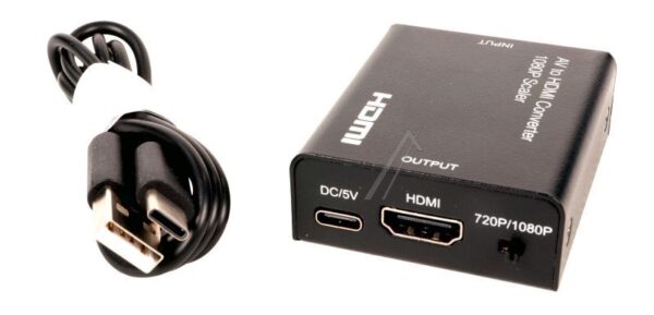 AV AUF HDMI-MINI-KONVERTER MIT SKALIERER (720P/ 1080P)