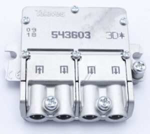 543603 3-FACH VERTEILER 5-2400MHZ EASY-F 8,5 /  7,5 DB