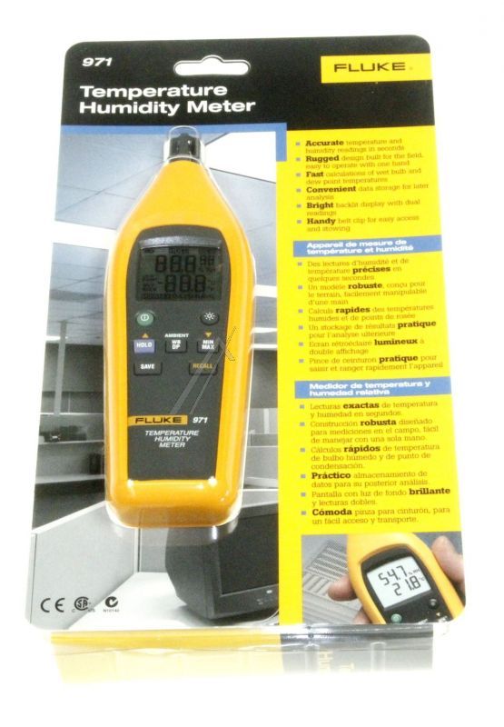 FLUKE-971 2418208 TEMPERATUR- UND FEUCHTIGKEITSMESSGERÄT